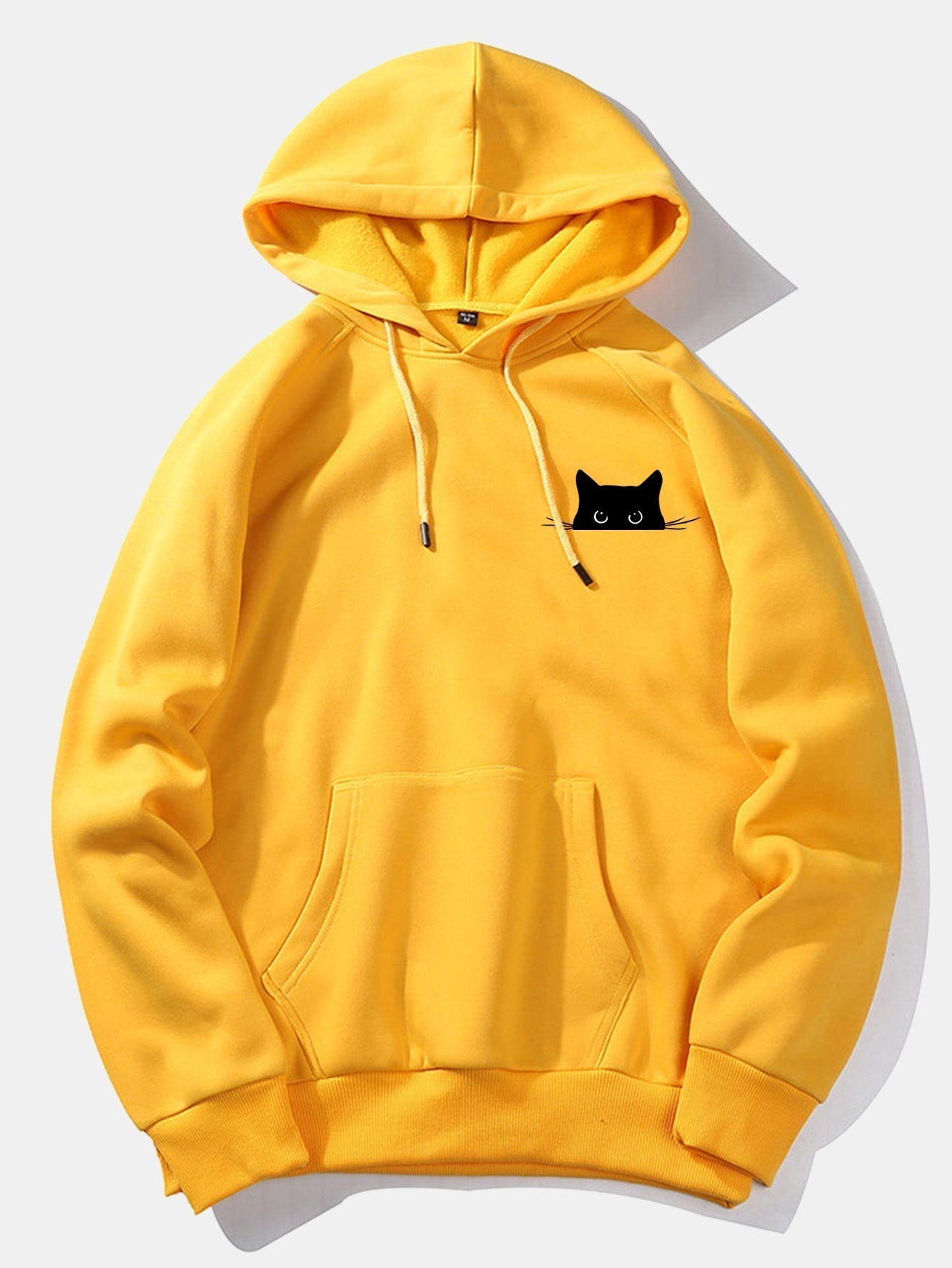 Vance Astor Black Cat Printed Hoodie