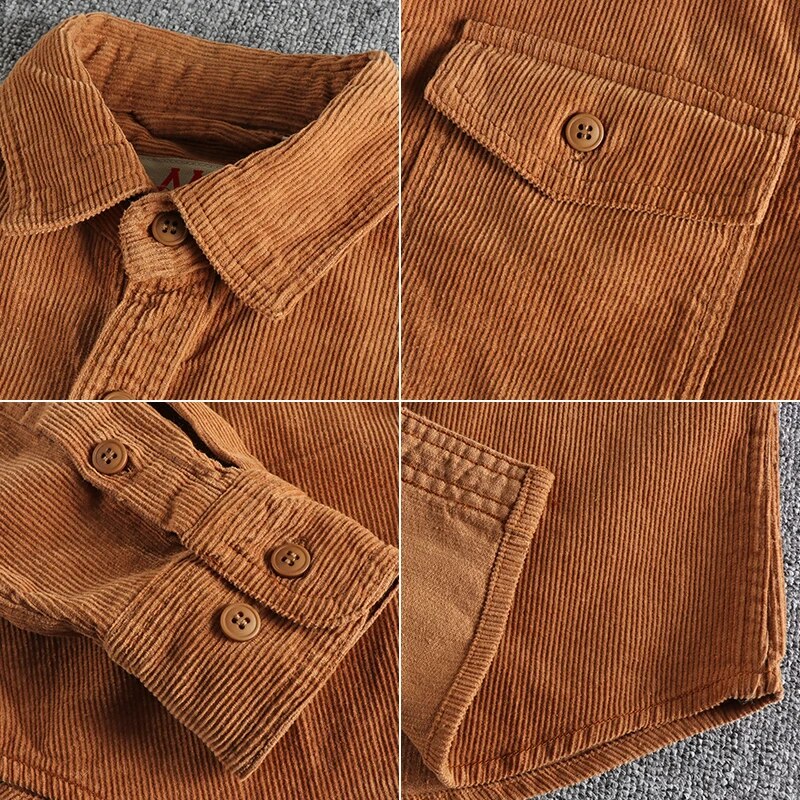 Vance Astor Corduroy Keten Gömlek