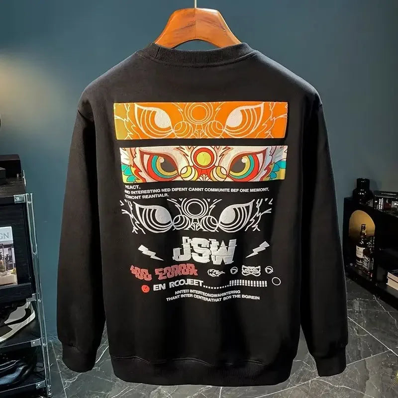 Vance Astor Japan Aslan Figür Baskılı Sweatshirt