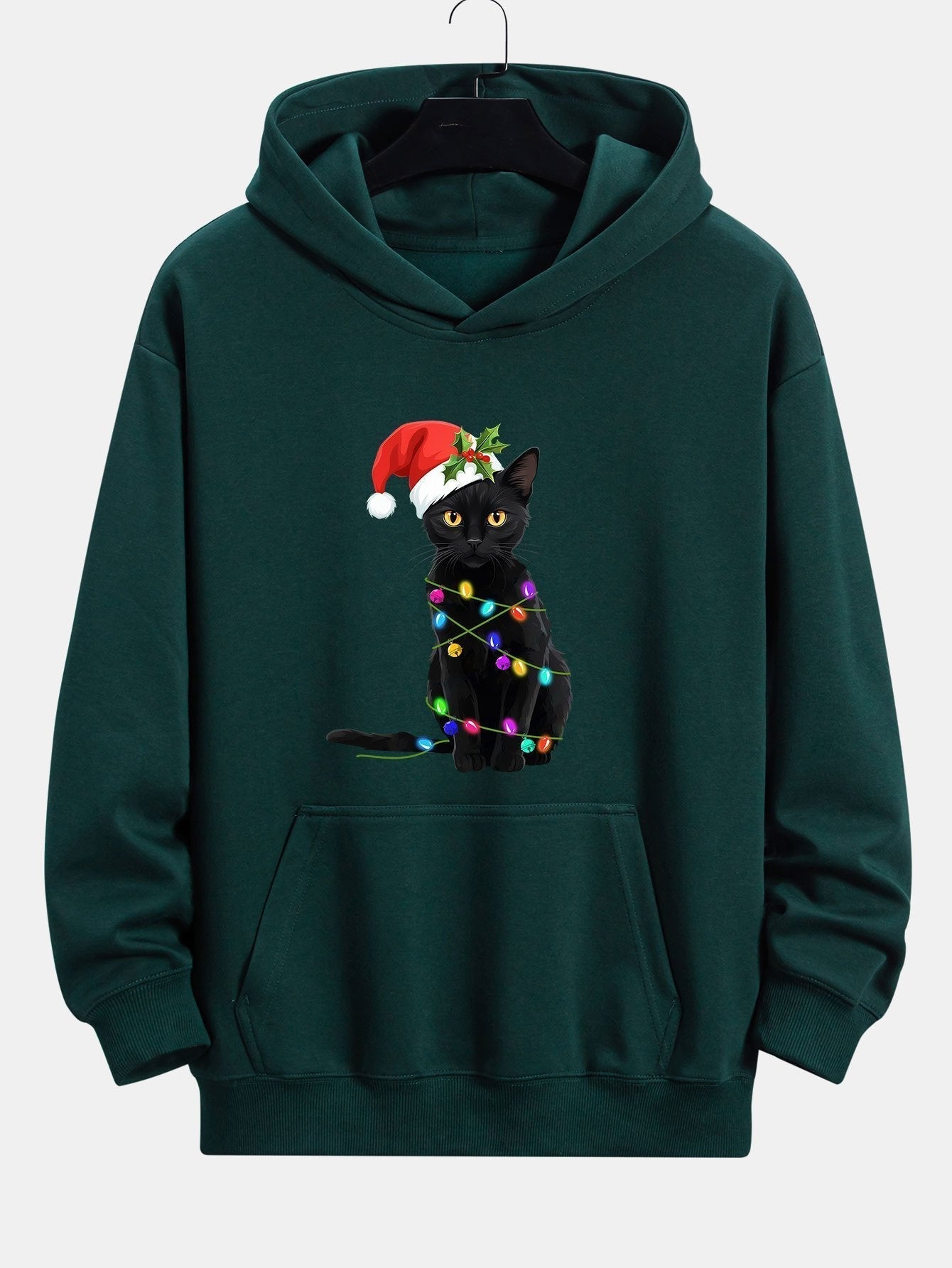 Vance Astor Christmas Lights Cat Hoodie