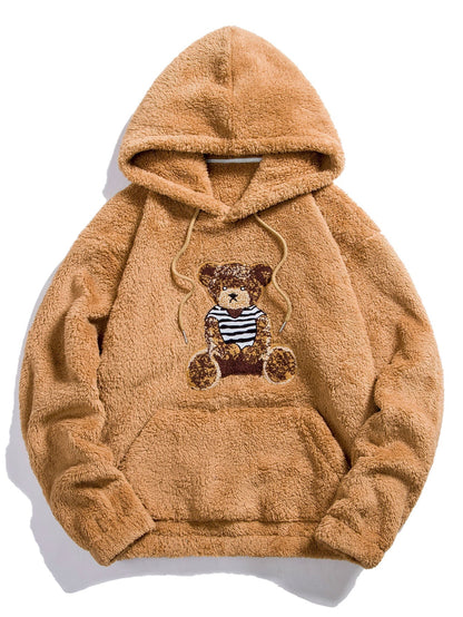 Vance Astor Bear Embroidered Hoodie