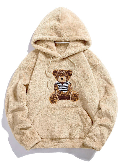 Vance Astor Bear Embroidered Hoodie