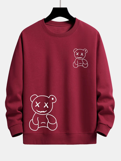 Vance Astor Bear Print Sweatshirt