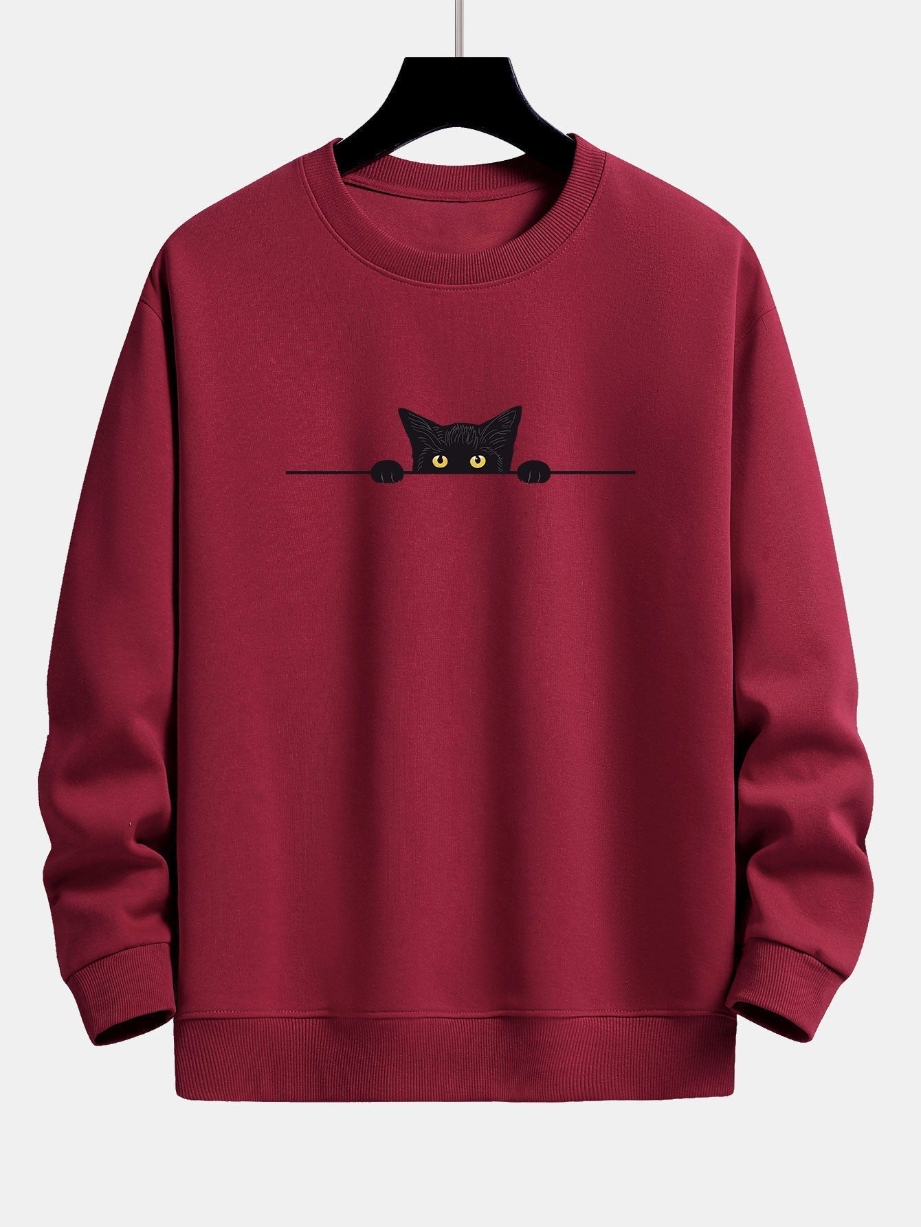 Vance Astor Black Cat Desenli Sweatshirt