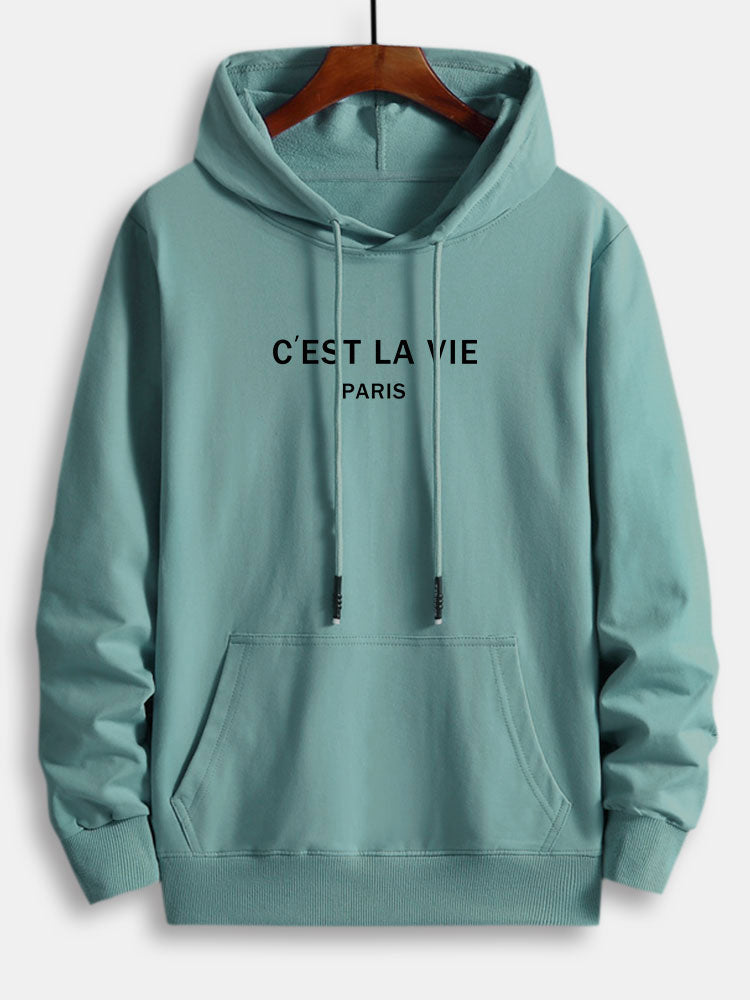 Vance Astor Paris Letter Hoodie