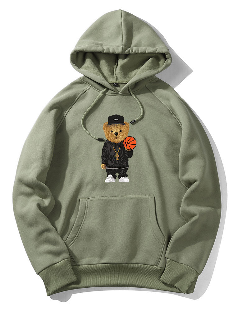 Vance Astor Basketball Bear Hoodie