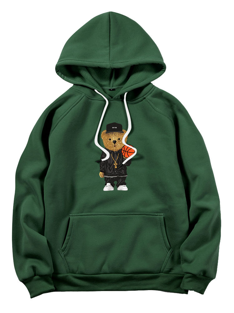 Vance Astor Basketball Bear Hoodie