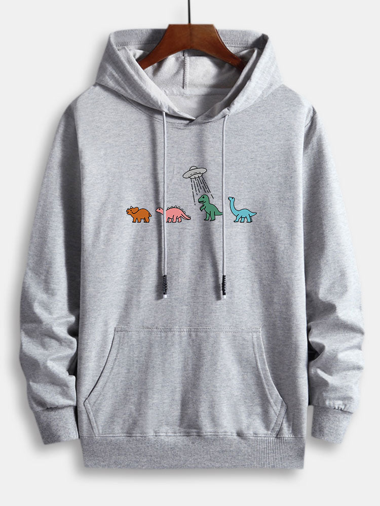 Vance Astor Cartoon Dinosaur Hoodie