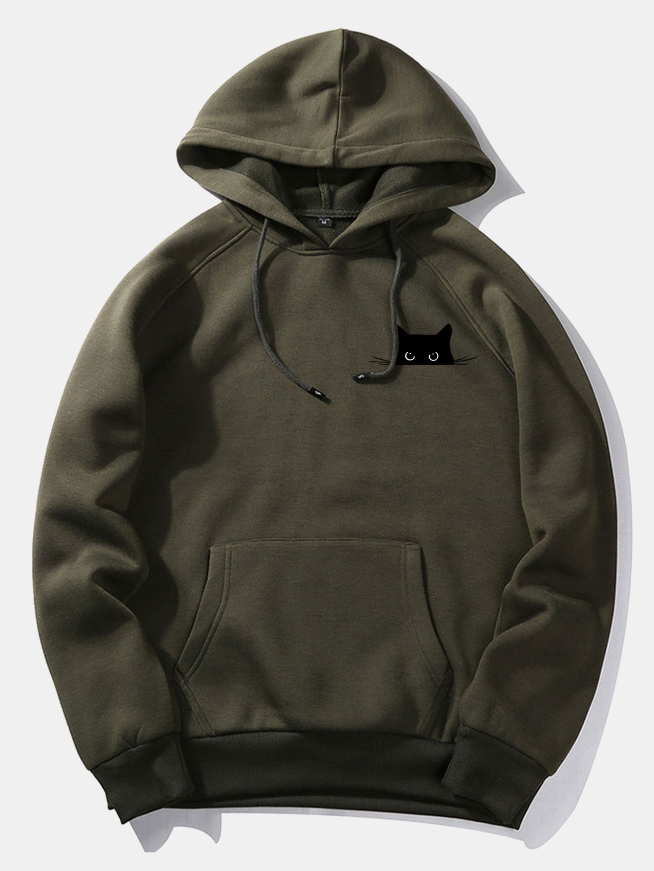 Vance Astor Black Cat Printed Hoodie