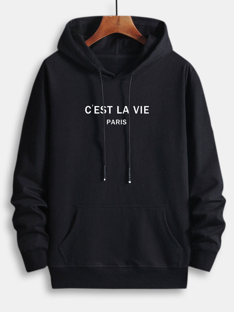 Vance Astor Paris Letter Hoodie
