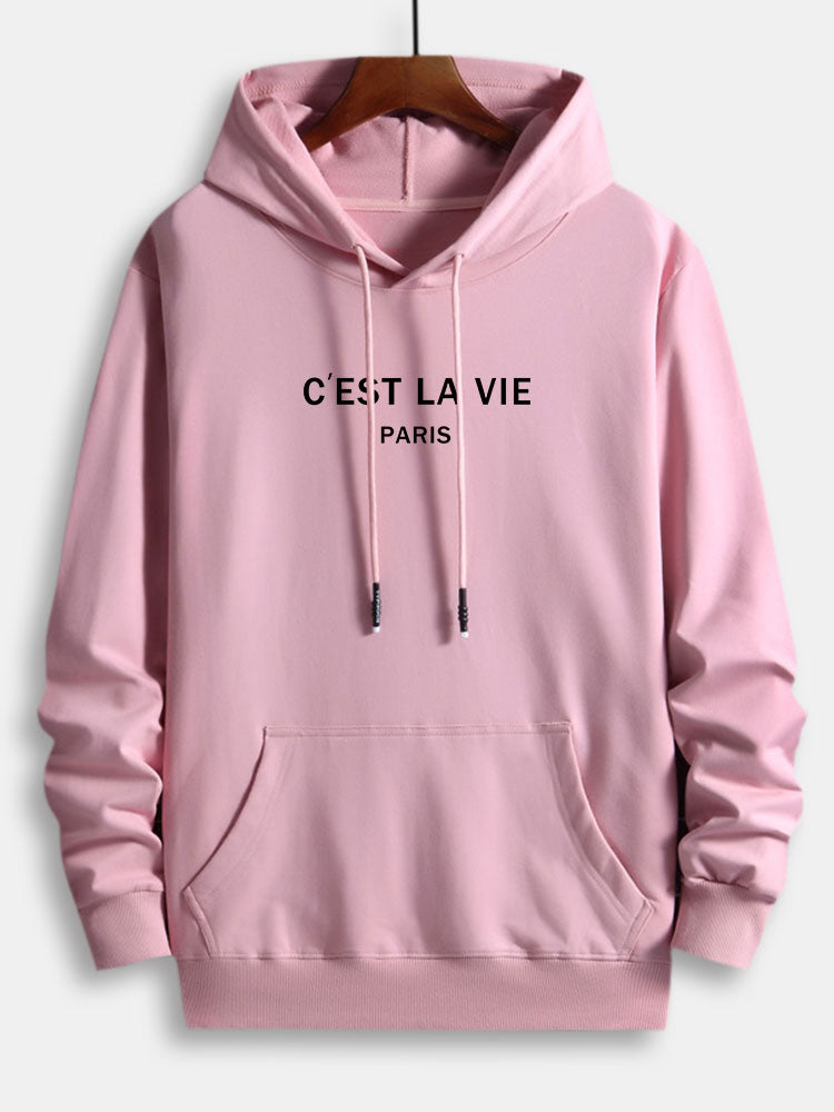 Vance Astor Paris Letter Hoodie