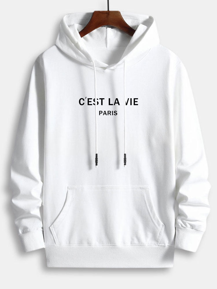 Vance Astor Paris Letter Hoodie