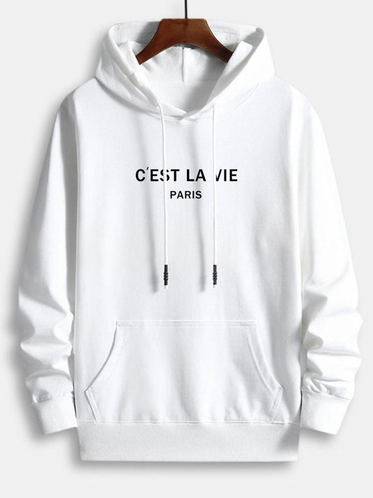 Vance Astor Paris Letter Hoodie