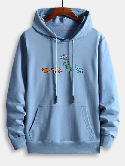 Vance Astor Cartoon Dinosaur Hoodie