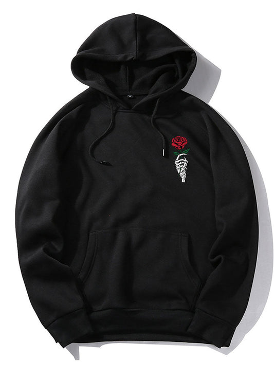 Vance Astor Rose Skull Hoodie