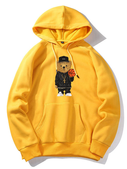 Vance Astor Basketball Bear Hoodie