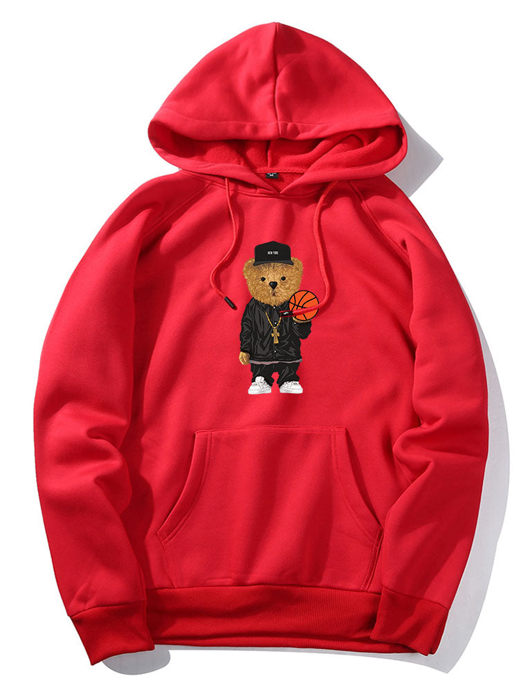 Vance Astor Basketball Bear Hoodie