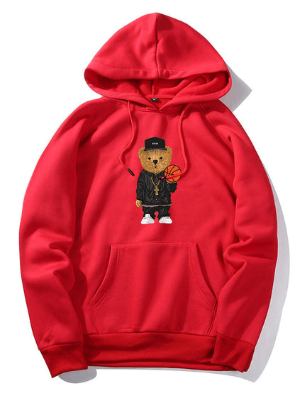 Vance Astor Basketball Bear Hoodie