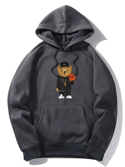 Vance Astor Basketball Bear Hoodie