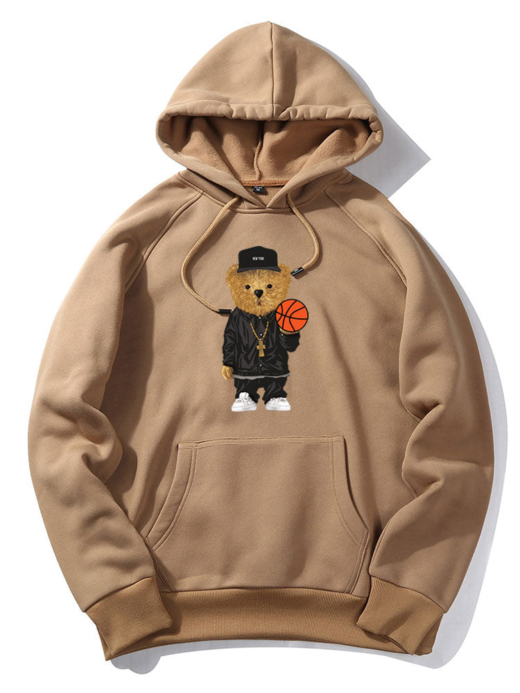 Vance Astor Basketball Bear Hoodie