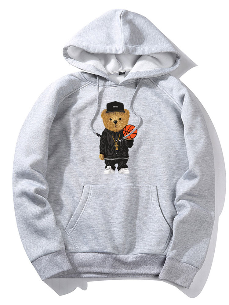 Vance Astor Basketball Bear Hoodie