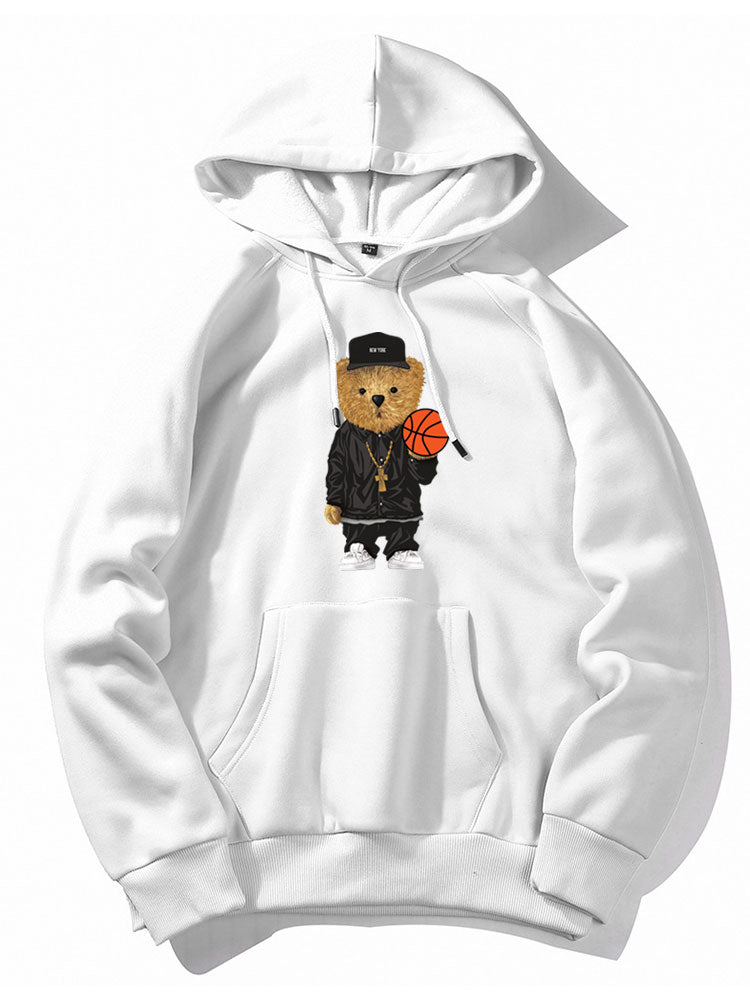 Vance Astor Basketball Bear Hoodie
