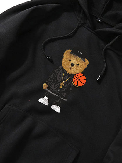Vance Astor Basketball Bear Hoodie