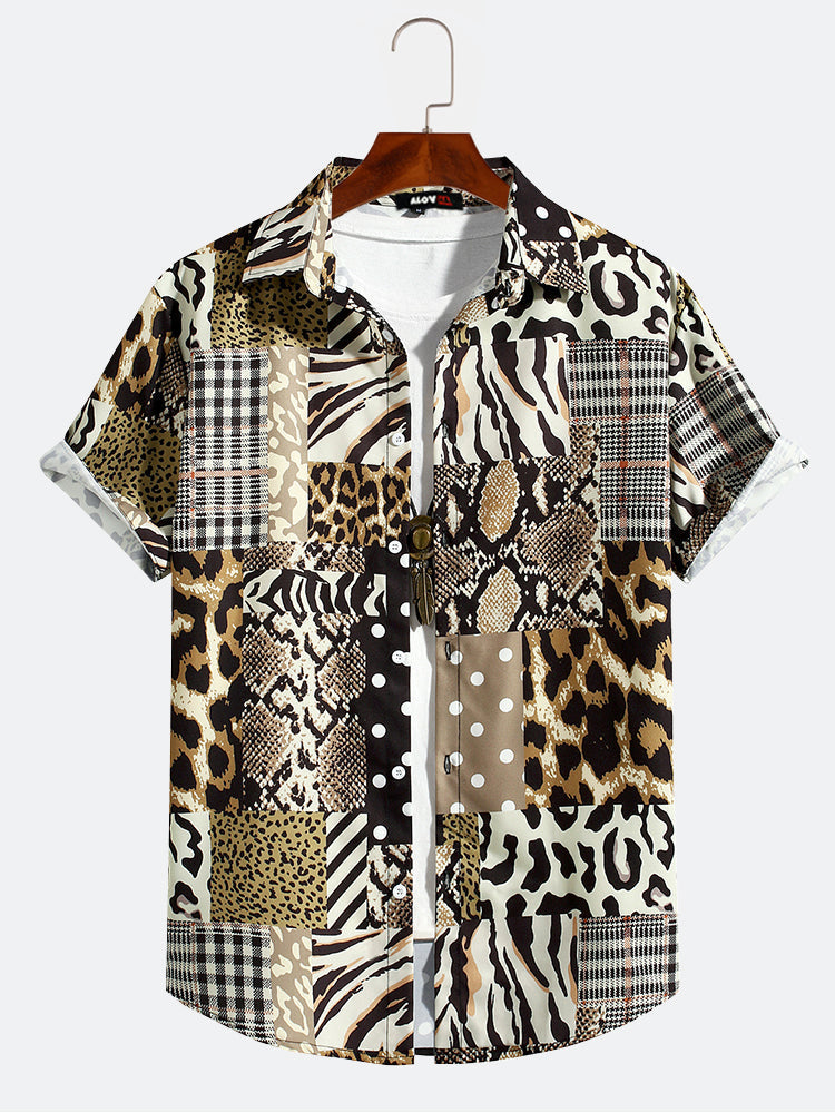 Vance Astor Leopar Gömlek