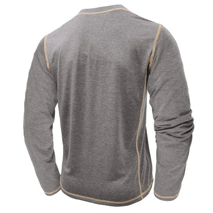 Vance Astor Henley Neck Uzun Kollu T-shirt