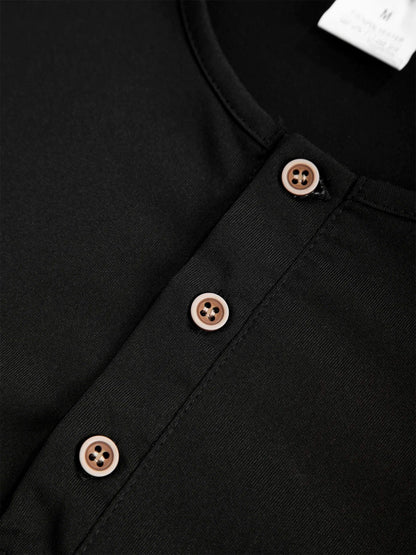 Vance Astor Uzun Kollu Henley T-shirt