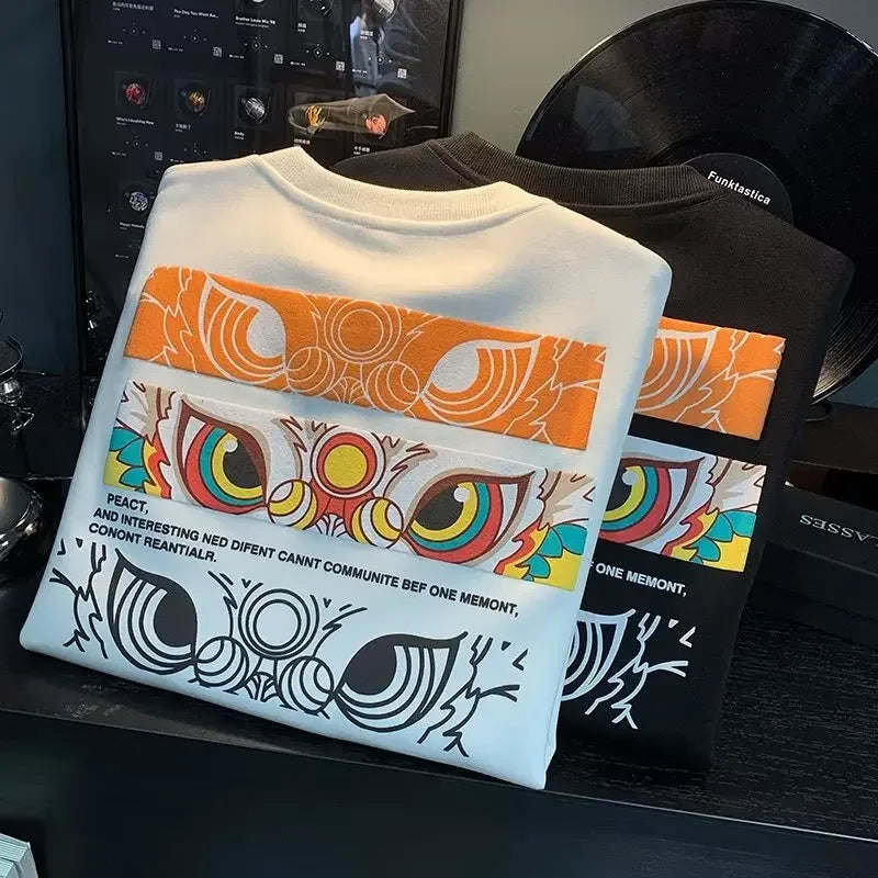 Vance Astor Japan Aslan Figür Baskılı Sweatshirt