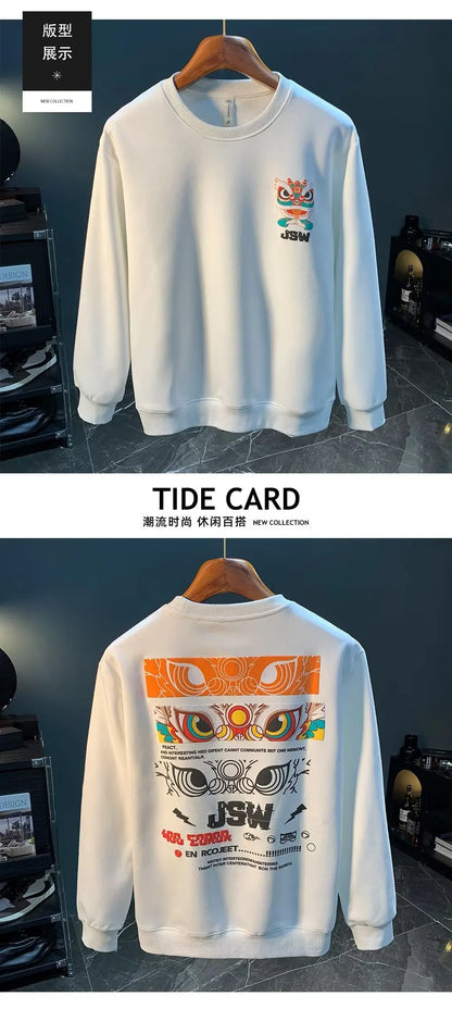 Vance Astor Japan Aslan Figür Baskılı Sweatshirt