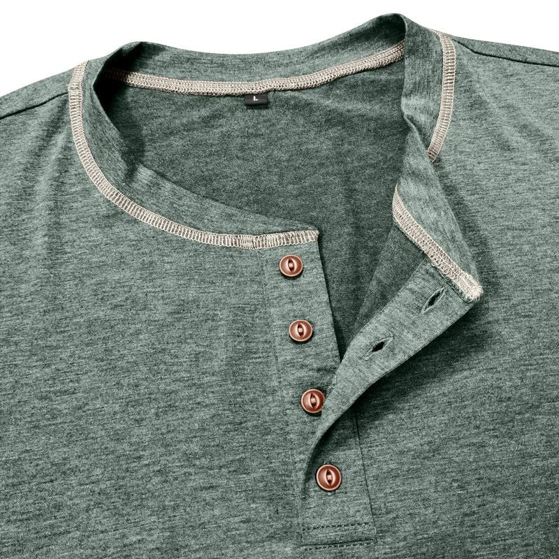 Vance Astor Henley Neck Uzun Kollu T-shirt