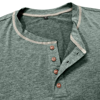 Vance Astor Henley Neck Uzun Kollu T-shirt