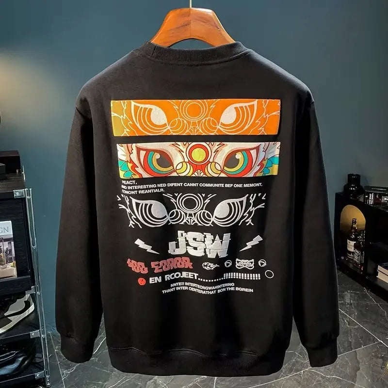 Vance Astor Japan Aslan Figür Baskılı Sweatshirt