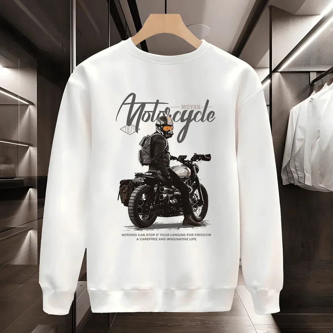 Vance Astor Motorcu Pamuklu Sweatshirt