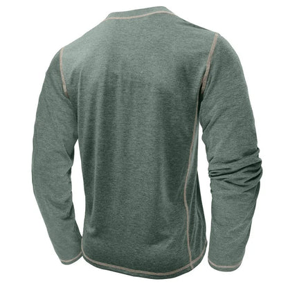 Vance Astor Henley Neck Uzun Kollu T-shirt