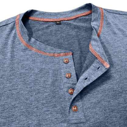 Vance Astor Henley Neck Uzun Kollu T-shirt
