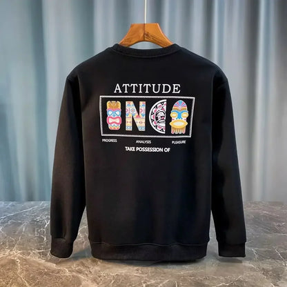 Vance Astor Vintage Desenli Oversize Sweatshirt