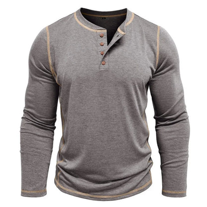 Vance Astor Henley Neck Uzun Kollu T-shirt