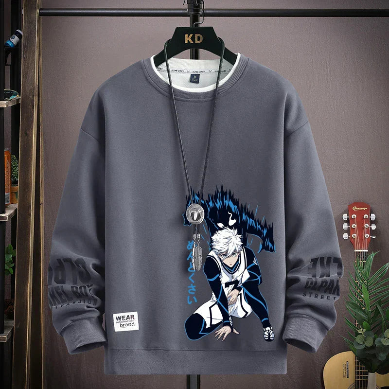 Vance Astor Anime Baskılı Oversize Sweatshirt
