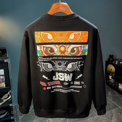 Vance Astor Japan Aslan Figür Baskılı Sweatshirt
