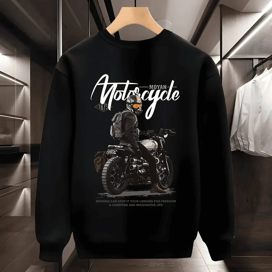 Vance Astor Motorcu Pamuklu Sweatshirt
