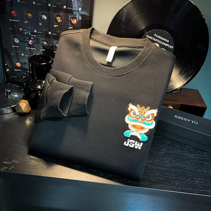Vance Astor Japan Aslan Figür Baskılı Sweatshirt