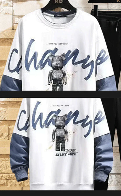 Vance Astor Ayıcık Baskılı Sweatshirt