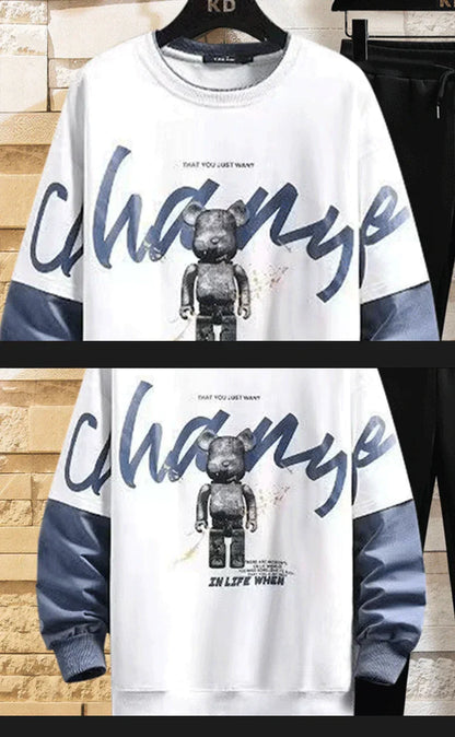 Vance Astor Ayıcık Baskılı Sweatshirt