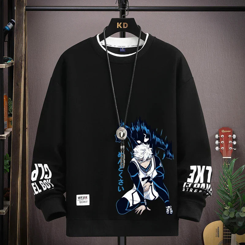 Vance Astor Anime Baskılı Oversize Sweatshirt