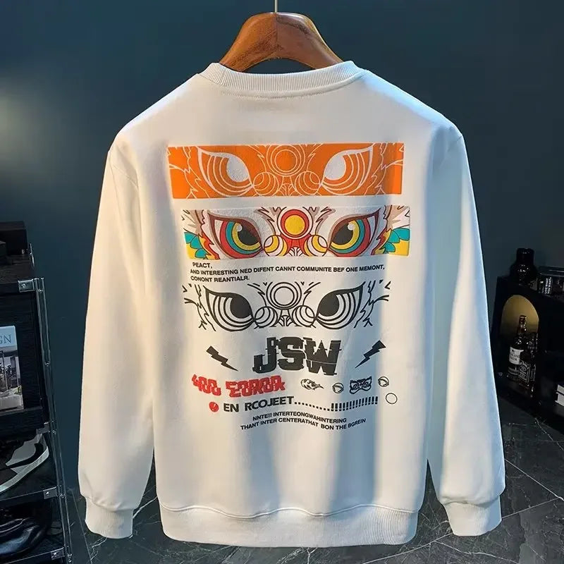 Vance Astor Japan Aslan Figür Baskılı Sweatshirt