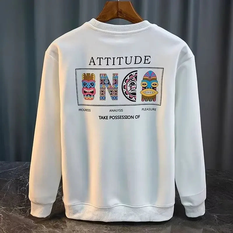 Vance Astor Vintage Desenli Oversize Sweatshirt