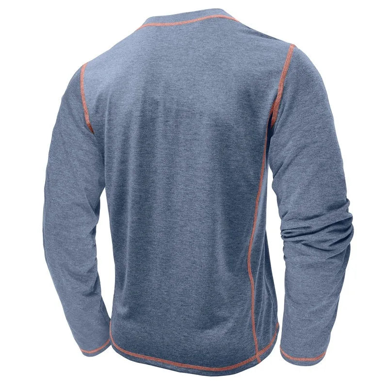 Vance Astor Henley Neck Uzun Kollu T-shirt